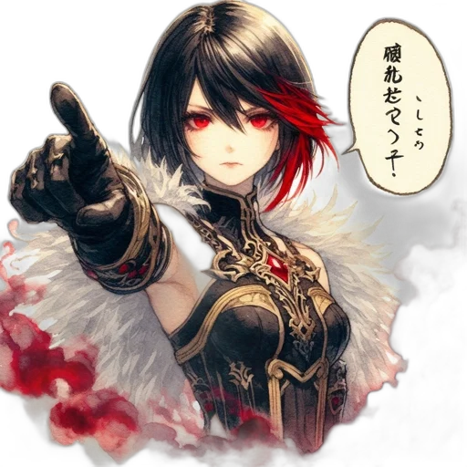 weapon, sword, staff, fantasy art, pixel art, anime, concept art, red transparent PNG cut-out