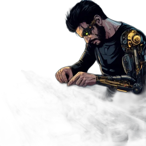 jacket, comic book art, concept art, fantasy art, cyberpunk, fog, outer space, fire transparent PNG cut-out