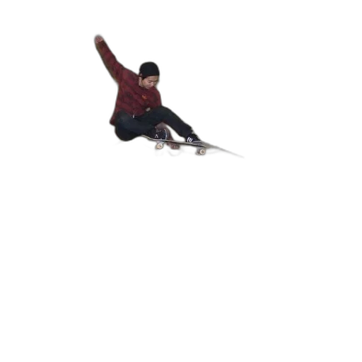 staff, pixel art, 3d render, concept art, photorealistic, skateboarder, performing, trick transparent PNG cut-out