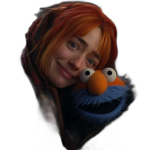 face, photorealistic, concept art, young, woman, orange, hair, hugs transparent PNG cut-out
