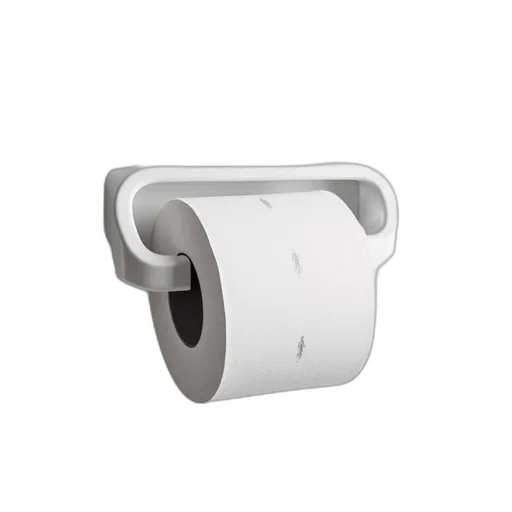 robot, 3d render, toilet, paper transparent PNG cut-out