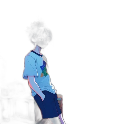 dress, robot, jacket, bottle, vaporwave, anime, 3d render, concept art transparent PNG cut-out