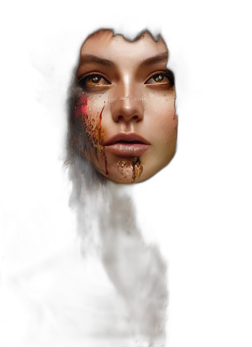 face, mask, robot, crown transparent PNG cut-out