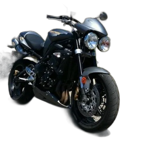 photorealistic, 3d render, concept art, sleek, black, motorcycle, chrome, accents transparent PNG cut-out