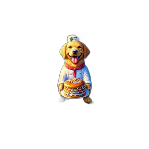 food, staff, animal, creature, 3d render, pixel art, concept art, photorealistic transparent PNG cut-out