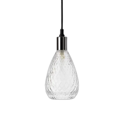3d render, crystal, glass, pendant, light, textured, diamond-like, pattern transparent PNG cut-out