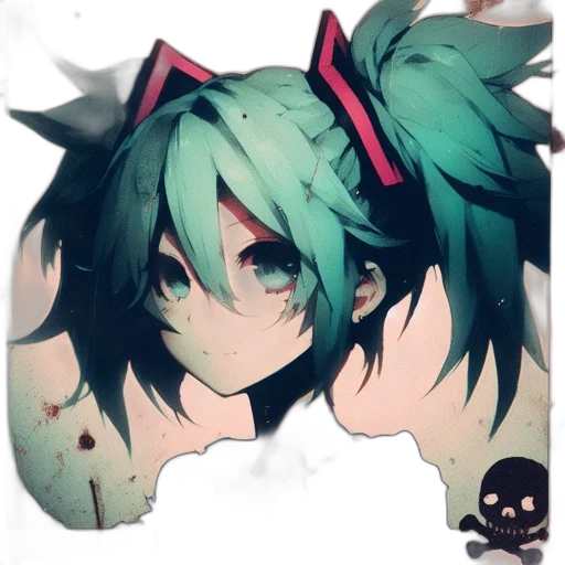 mask, face, creature, weapon, anime, pixel art, concept art, fantasy art transparent PNG cut-out
