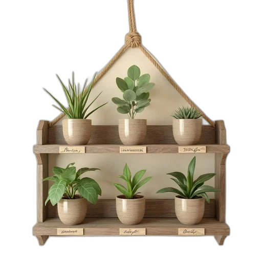 furniture, crown, 3d render, photorealistic, earth tones, rustic, wooden, shelf transparent PNG cut-out