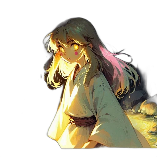 mask, face, creature, jacket, anime, watercolor, concept art, pixel art transparent PNG cut-out