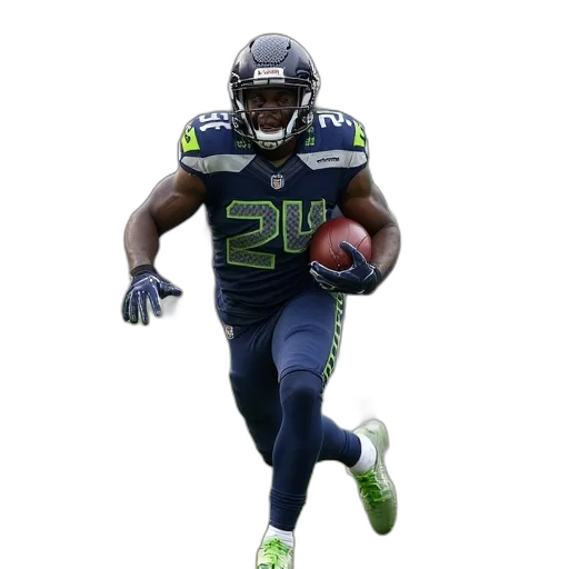 creature, seahawks, running, back transparent PNG cut-out