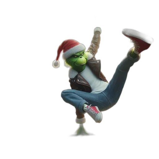 shoes, staff, 3d render, concept art, animated, grinch-like, character, casual transparent PNG cut-out