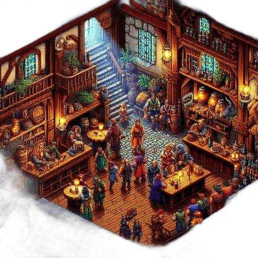 furniture, pixel art, concept art, fantasy art, 3d render, city street, fire, snow transparent PNG cut-out