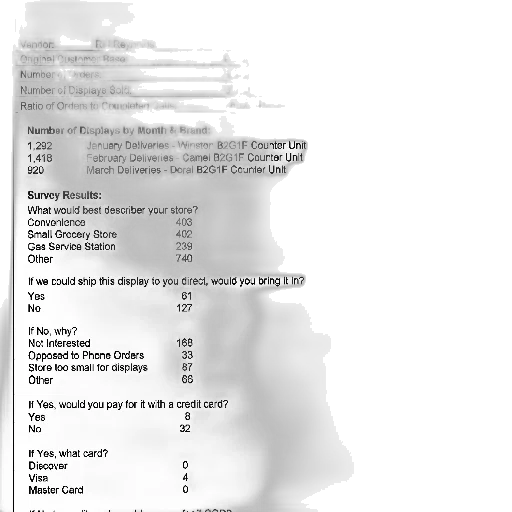 document, titled, telephone, blitz, recap, various, statistics, survey transparent PNG cut-out