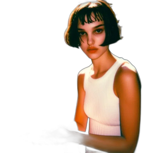 dress, face, robot, hair, photorealistic, concept art, 3d render, pixel art transparent PNG cut-out
