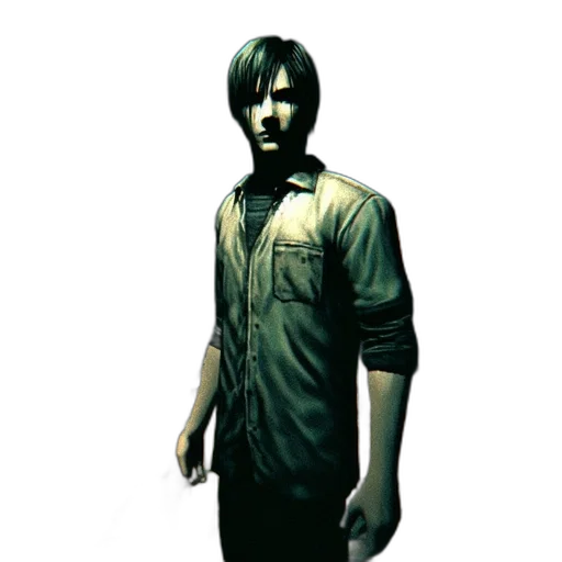 jacket, staff, face, robot, concept art, photorealistic, pixel art, 3d render transparent PNG cut-out
