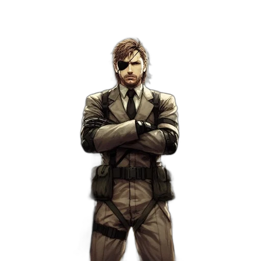 jacket, staff, concept art, comic book art, pixel art, photorealistic, earth tones, bearded transparent PNG cut-out