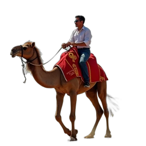 staff, animal, jacket, jewelry, photorealistic, concept art, 3d render, person transparent PNG cut-out