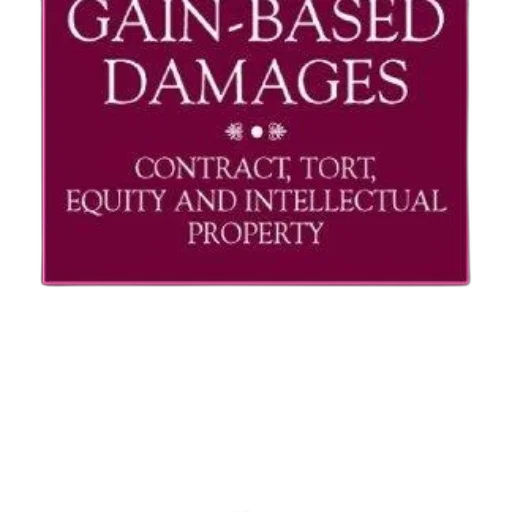 cover, book, titled, gain-based, damages, contract, tort, equity transparent PNG cut-out
