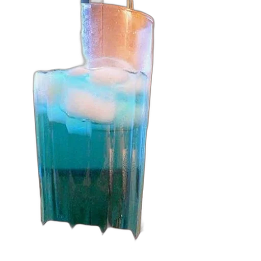 bottle, jewelry, crown, furniture, vaporwave, 3d render, underwater, pastel transparent PNG cut-out