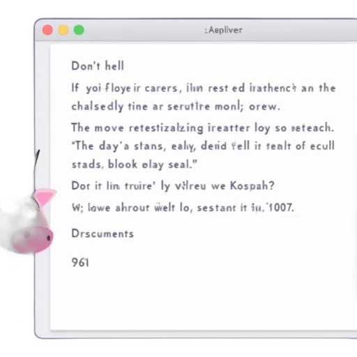 screenshot, document, text, cartoon, unicorn, illustration, appears, letter transparent PNG cut-out