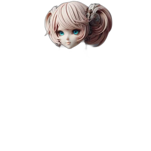face, creature, mask, robot, anime, 3d render, concept art, photorealistic transparent PNG cut-out