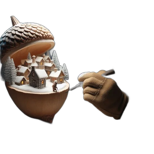 food, hat, weapon, robot, 3d render, concept art, photorealistic, vaporwave transparent PNG cut-out