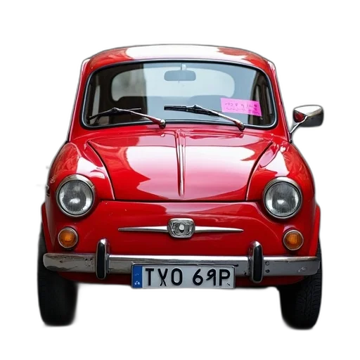 car, animal, weapon, 3d render, photorealistic, red, visible, license transparent PNG cut-out