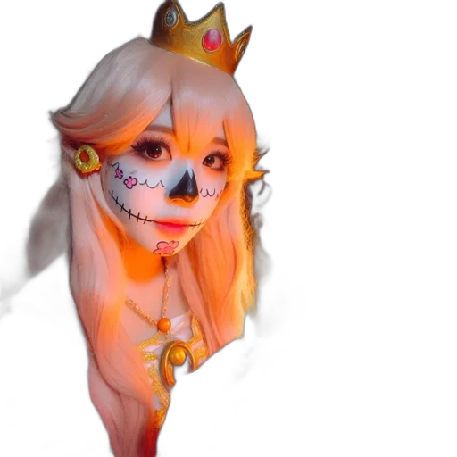 mask, creature, crown, face, 3d render, fantasy art, concept art, photorealistic transparent PNG cut-out
