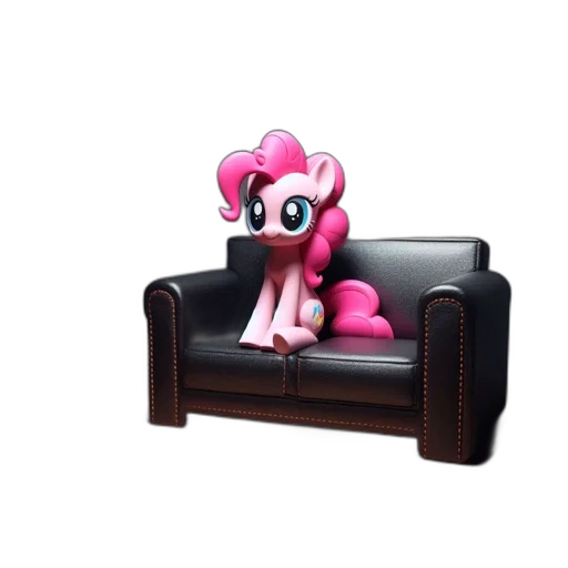 furniture, animal, creature, 3d render, concept art, photorealistic, pixel art, animated transparent PNG cut-out