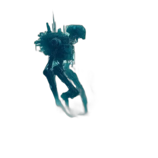 robot, creature, dragon, weapon, concept art, 3d render, pixel art, fantasy art transparent PNG cut-out