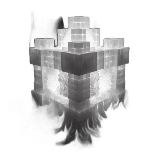 crown, robot, dragon, creature, pixel art, 3d render, concept art, fantasy art transparent PNG cut-out