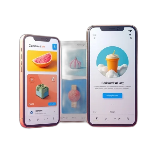 concept art, pastel, mobile, friendly transparent PNG cut-out