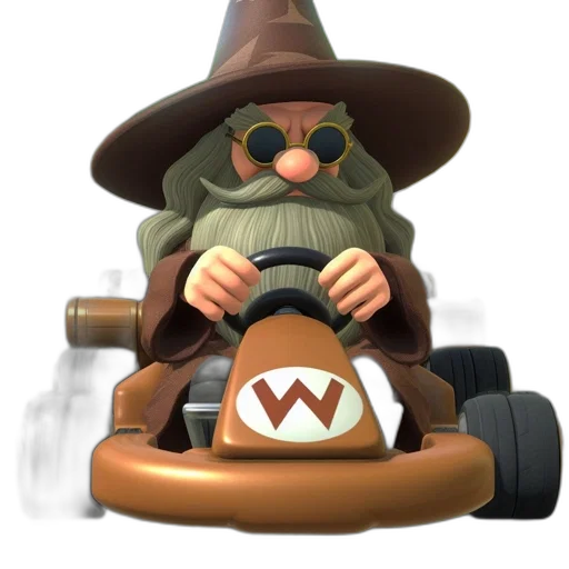 car, weapon, staff, hat, concept art, 3d render, fantasy art, photorealistic transparent PNG cut-out