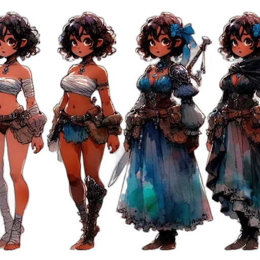 concept art, fantasy art, pixel art, comic book art, blue, dark, monochrome, colorful transparent PNG cut-out