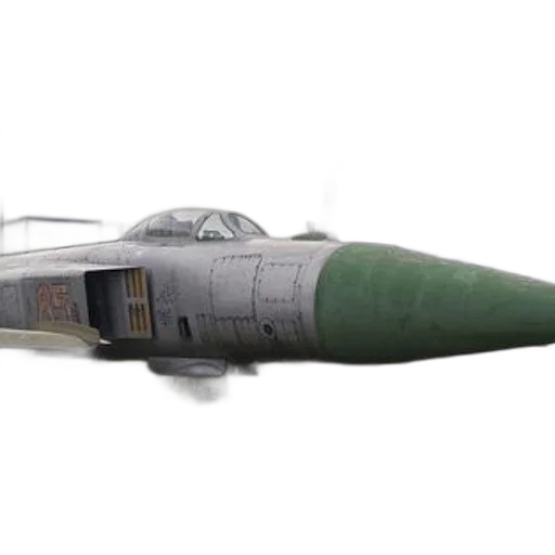 weapon, sword, 3d render, old, fighter, jet, green, nose transparent PNG cut-out