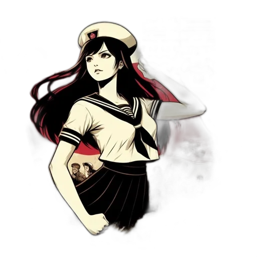 staff, dress, pixel art, fantasy art, concept art, anime, red, dark transparent PNG cut-out
