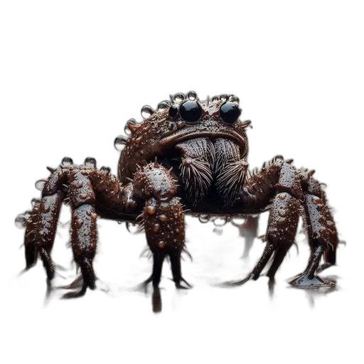 creature, crown, animal, hair, concept art, 3d render, fantasy art, photorealistic transparent PNG cut-out