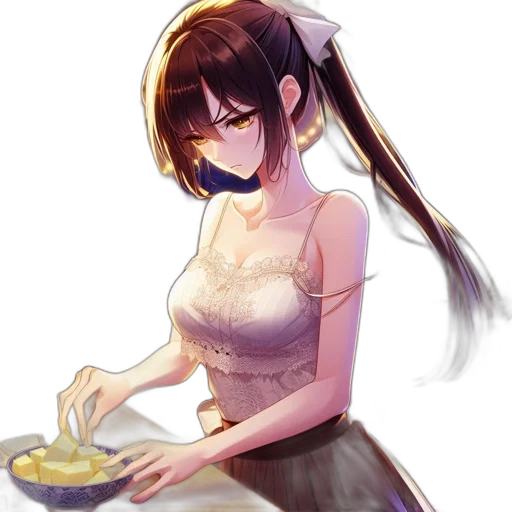food, dress, staff, robot, anime, pixel art, watercolor, concept art transparent PNG cut-out