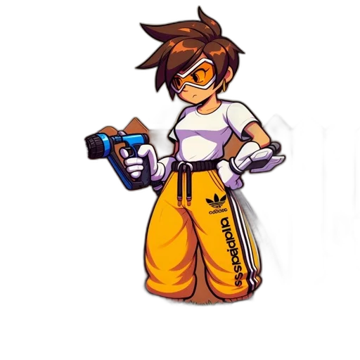 staff, weapon, robot, pixel art, concept art, cartoon, anime, character transparent PNG cut-out