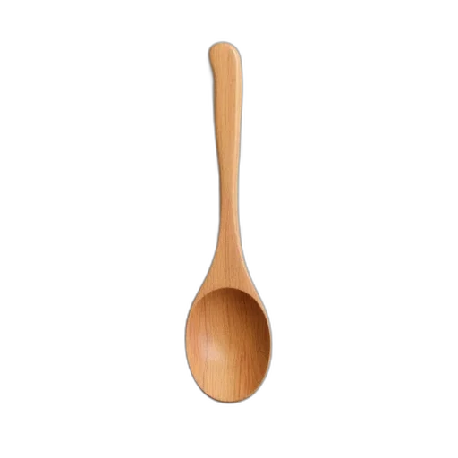 food, weapon, staff, hair, 3d render, photorealistic, wooden, spoon transparent PNG cut-out