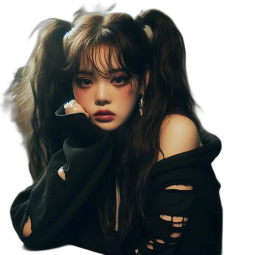 hair, face, creature, jacket, photorealistic, oil painting, anime, concept art transparent PNG cut-out