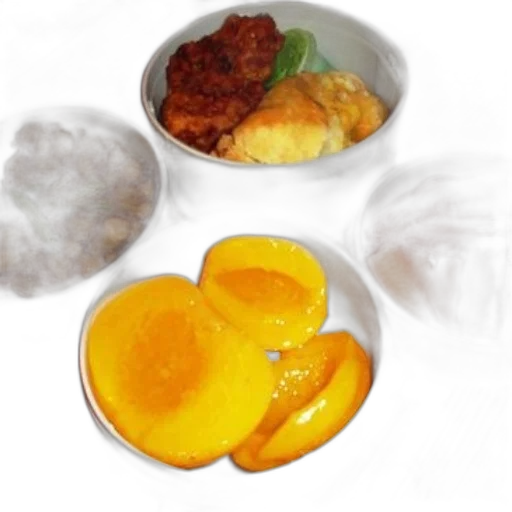 food, photorealistic, 3d render, bento-style, meal, featuring, variety, dishes transparent PNG cut-out