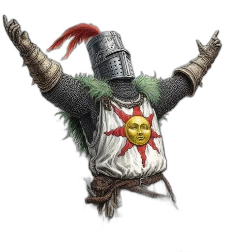 crown, sword, staff, robot, fantasy art, concept art, 3d render, pixel art transparent PNG cut-out