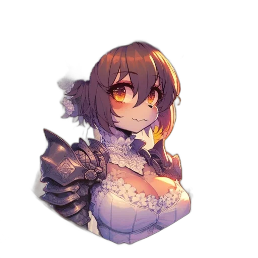 dress, dragon, creature, mask, fantasy art, pixel art, watercolor, anime transparent PNG cut-out