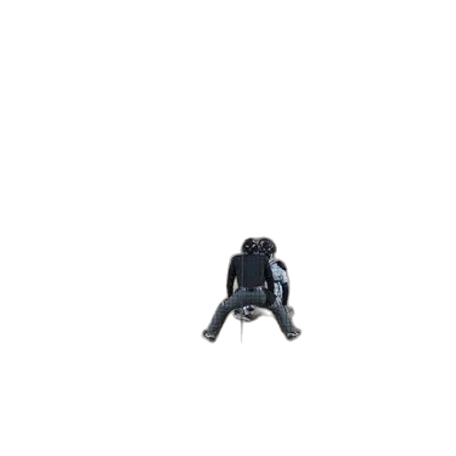 robot, creature, jacket, animal, 3d render, pixel art, concept art, cyberpunk transparent PNG cut-out