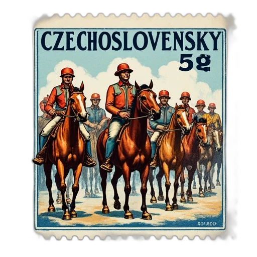 snow, city street, vintage-style, postage, stamp, featuring, colorful, illustration transparent PNG cut-out