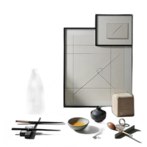 furniture, jewelry, food, umbrella, concept art, 3d render, photorealistic, monochrome transparent PNG cut-out