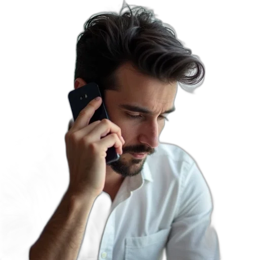 staff, hair, face, photorealistic, concept art, man, dark, talking transparent PNG cut-out
