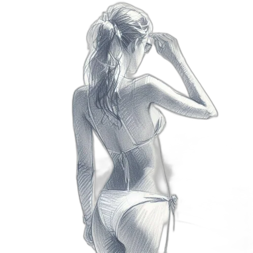 dress, staff, jewelry, mask, pencil sketch, photorealistic, concept art, watercolor transparent PNG cut-out