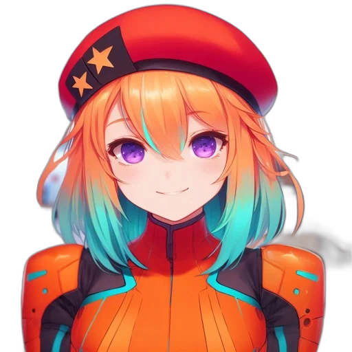 robot, hat, staff, face, anime, pixel art, concept art, cartoon transparent PNG cut-out